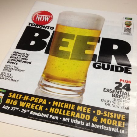 NOW Toronto Beer Guide 2012 Available This Week