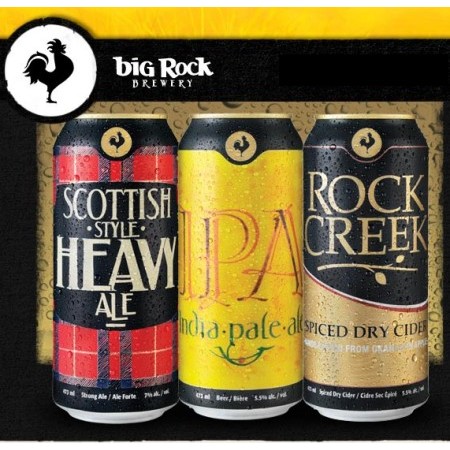 Big Rock Releases Three Brands in Single-Serve Cans