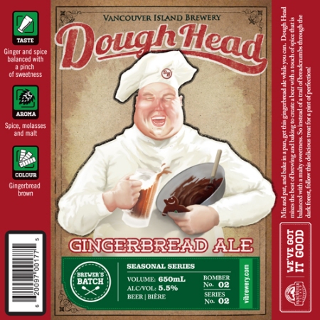 Vancouver Island Brewery Brings Back Dough Head Gingerbread Ale