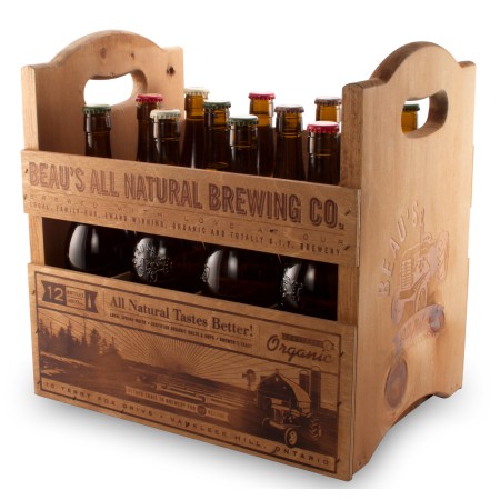 Beau’s Brings Lug Tread to The Beer Store in Unique Wooden 12-Pack