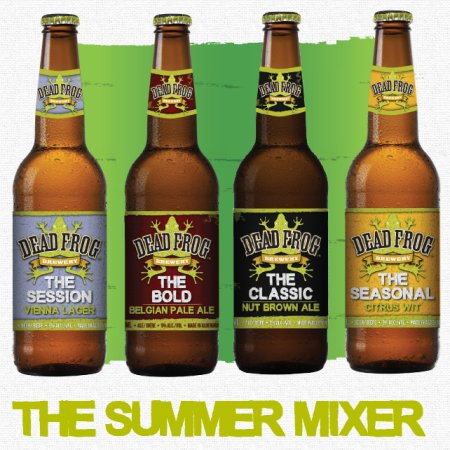 Dead Frog Unveils New Beers, New Packaging & New Summer Mixer Pack