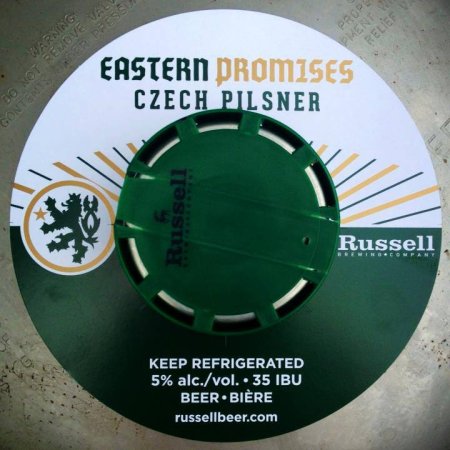 Russell Eastern Promises Pilsner Coming Soon