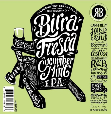 R&B Birra Fresca Cucumber Mint IPA Now Available
