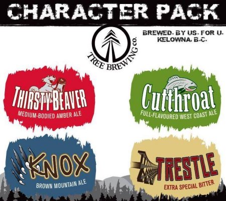 Tree Brewing to Debut Two New Beers in Next Character Pack Sampler