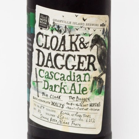 Granville Island Bringing Back Cloak & Dagger Cascadian Dark Ale