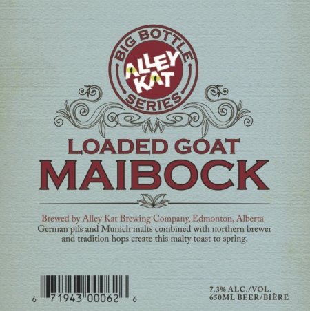 Alley Kat Big Bottle Series Continues with Loaded Goat Maibock