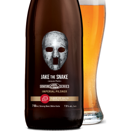 Lake of Bays NHL Alumni Signature Series Continues with Jake The Snake Imperial Pilsner