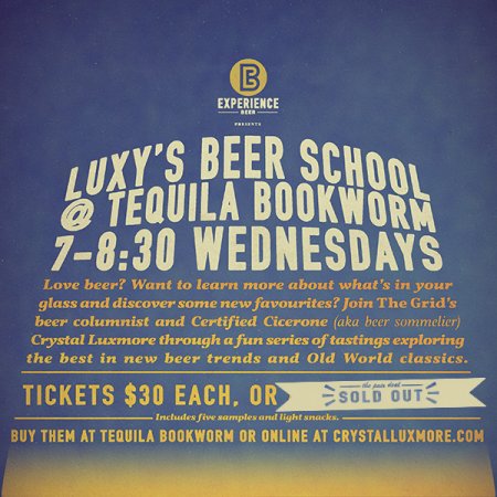 Beer Writer Crystal Luxmore Presents Luxy’s Beer School