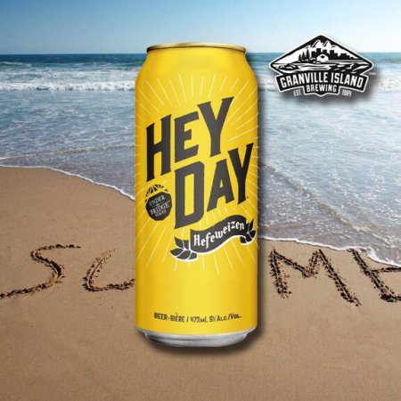 Granville Island Relaunches Robson Street Hefeweizen as Hey Day Hefeweizen