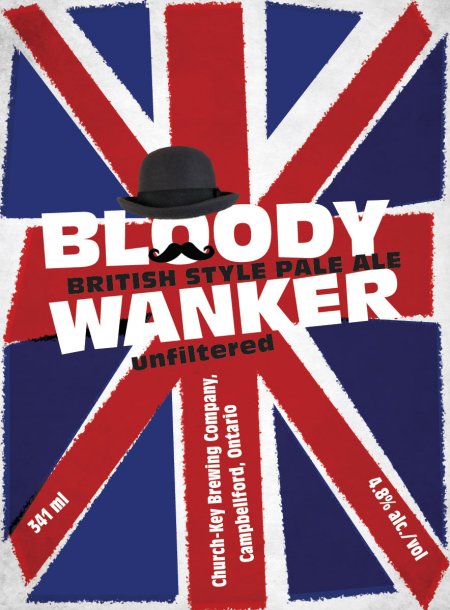 Church-Key Announces Release of Bloody Wanker Pale Ale