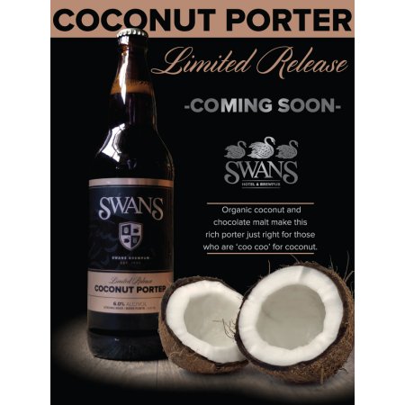 Swans Coconut Porter Makes Early Seasonal Return