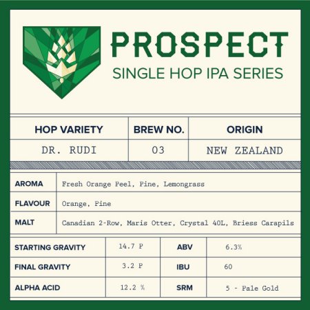 Left Field Prospect Single Hop IPA Series Continues With Dr. Rudi