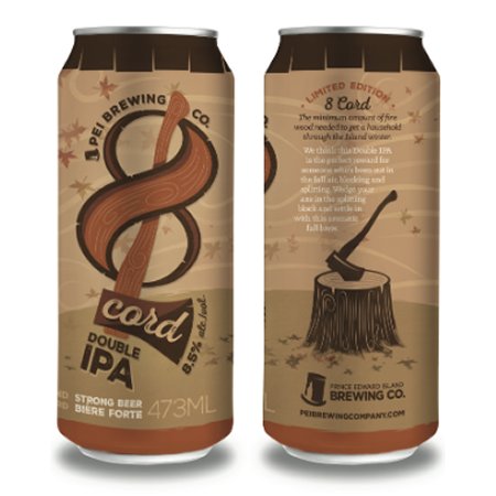 PEI Brewing 8 Cord Double IPA Coming in December