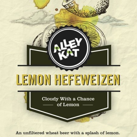 Alley Kat Releases Lemon Hefeweizen as Draught-Only Seasonal