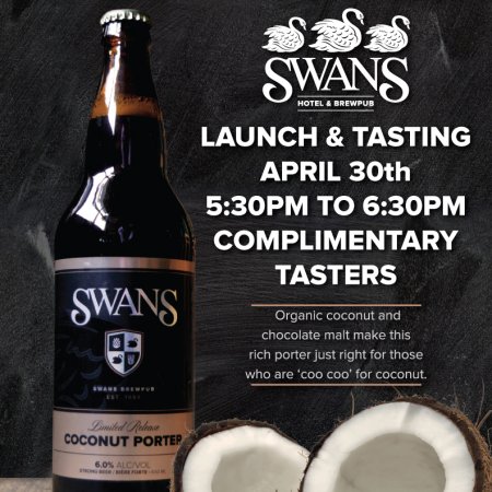 Swans Coconut Porter Returns For Another Limited Run