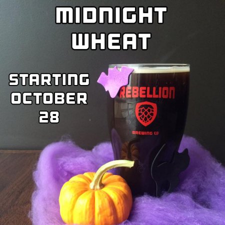 Rebellion Midnight Wheat Ale Now On Tap