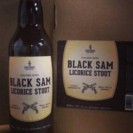 Lighthouse Black Sam Licorice Stout Now Available