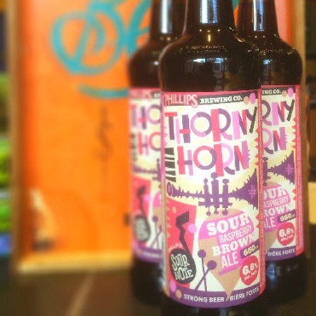 Phillips Releases Thorny Horn Sour Raspberry Brown Ale