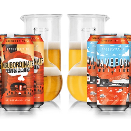 Category 12 Insubordinate IPA & Waveform Witbier Now in Cans