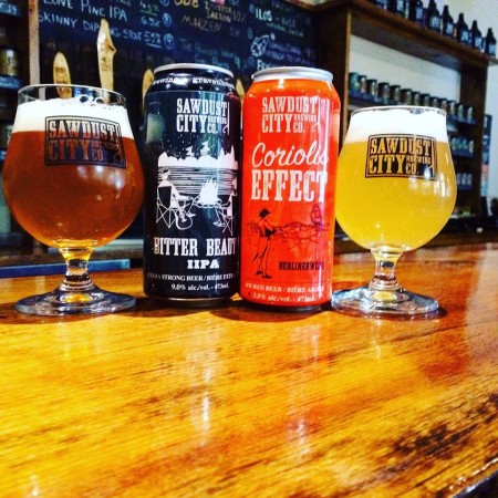 Sawdust City Releases Coriolis Effect Berlinerweiss & Bitter Beauty IIPA