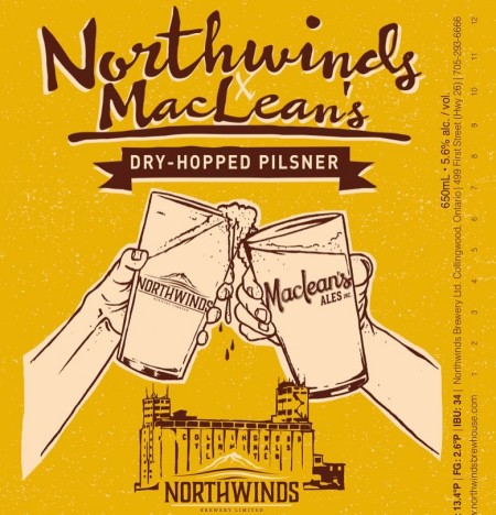 Northwinds & MacLean’s Release Collaborative Dry-Hopped Pilsner