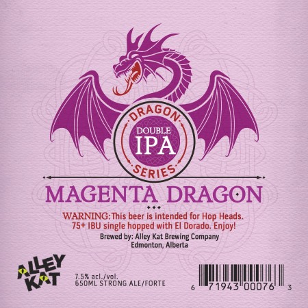 Alley Kat Dragon Double IPA Series Continues With Magenta Dragon
