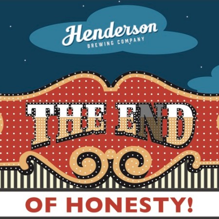 Henderson Brewing Continues Monthly Ides Series with The End of Honesty