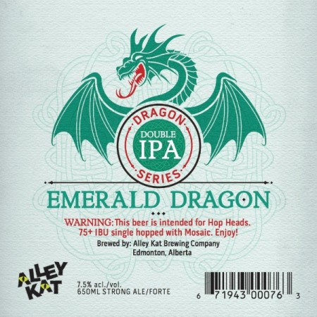 Alley Kat Dragon Double IPA Series Continues With Emerald Dragon