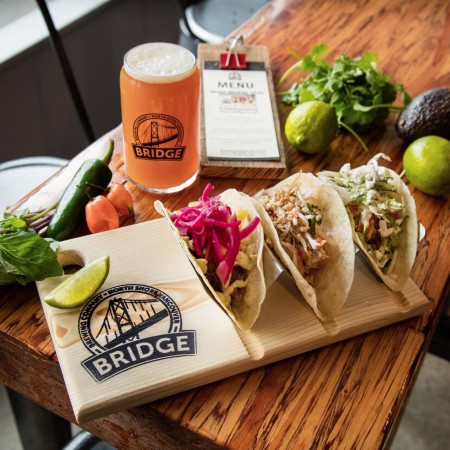 Bridge Brewing Opens Brewery Kitchen with Taco Menu