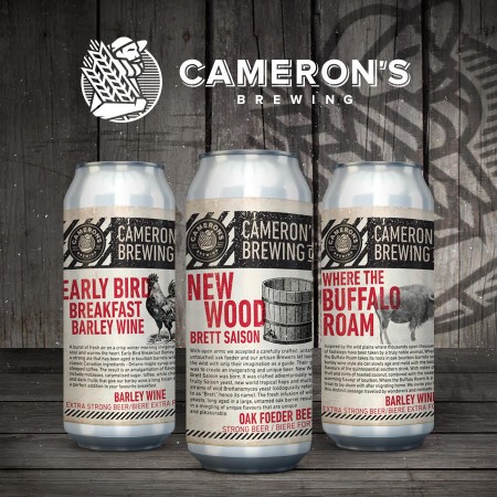 Cameron’s Marks 20th Anniversary With Trio of Barrel-Aged Beers