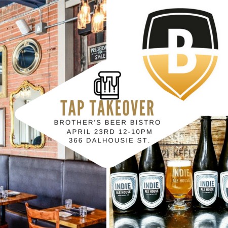 Indie Ale House Heading to Ottawa for Tap Takeover at Brother’s Beer Bistro