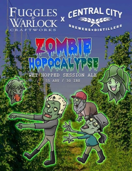 Fuggles & Warlock and Central City Release Zombie Hopocalypse Session Ale