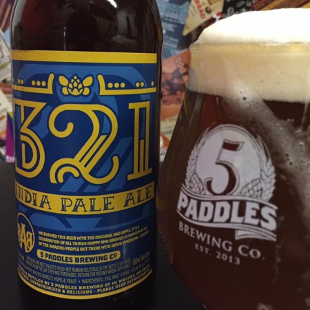 5 Paddles Brewing & Bad Apple Brewhouse Release 321 IPA for Durham Down Syndrome Association