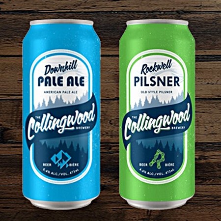 The Collingwood Brewery Announces Beer Store Distribution for Downhill Pale Ale & Rockwell Pilsner
