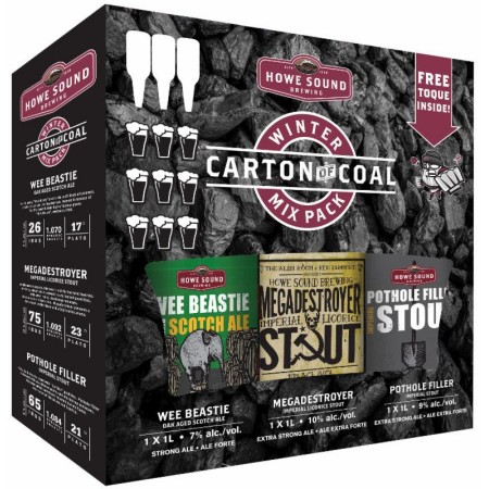Howe Sound Releases Carton of Coal Winter Mix Pack