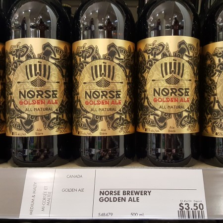 Norse Brewery Golden Ale Now Available at Parry Sound LCBO