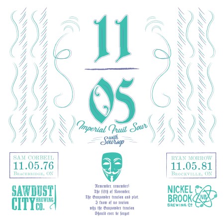 Sawdust City & Nickel Brook Releasing 5th Annual 11.05 Collaboration