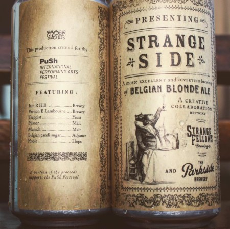 Parkside Brewery & Strange Fellows Brewing Release Strange Side Ale to Support PuSh Arts Festival