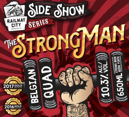 Railway City Brewing Bringing Back The Strong Man Belgian Quad in Standard & Vintage Editions