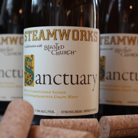 Steamworks Brewing & Blasted Church Vineyards Release Sanctuary Saison