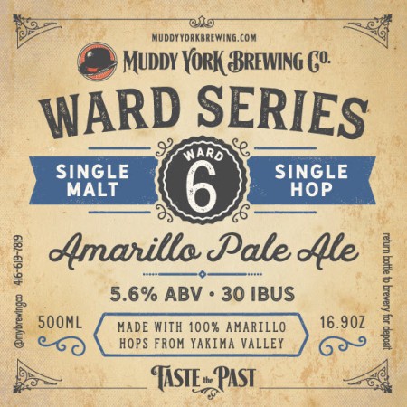 Muddy York Brewing Releases Amarillo Edition in The Ward SMaSH Series