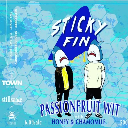Town Brewery Releasing Sticky Fin Passionfruit Wit to Support Shark Conservation