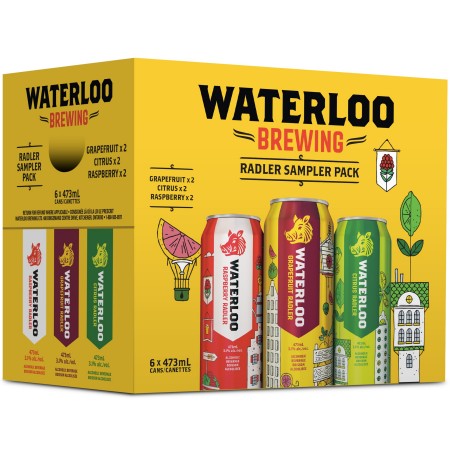 Waterloo Brewing Releasing New Raspberry Radler in Radler Sampler Pack