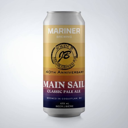 Mariner Brewing Releases Main Sail Pale Ale for 40th Anniversary of John B Pub