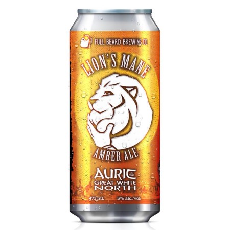 Full Beard Brewing & Auric of the Great White North Releasing Lion’s Mane Amber Ale