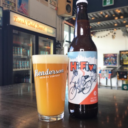 Henderson Brewing Continues Monthly Ides Series with Hi-Five Fruit Punch Radler