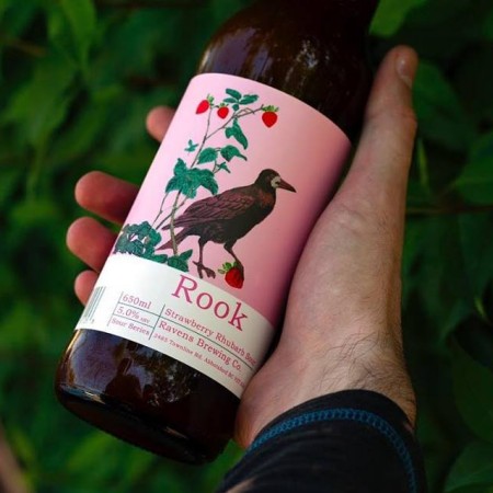 Ravens Brewing Releases Rook Strawberry Rhurbarb Sour