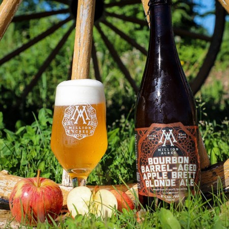 Upstreet Craft Brewing Million Acres Series Continues with Bourbon Barrel-Aged Apple Brett Blonde Ale