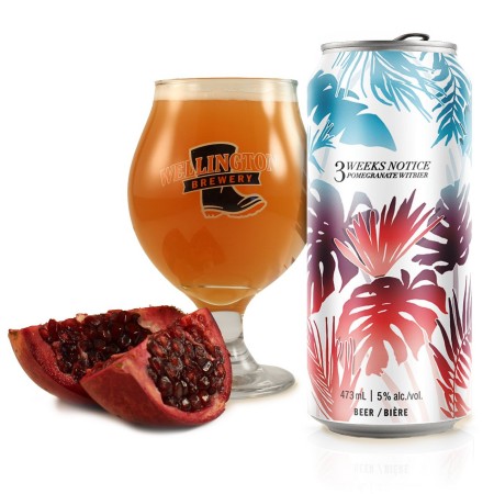 Wellington Brewery Issues Recall for Cans of 3 Weeks Notice Pomegranate Witbier