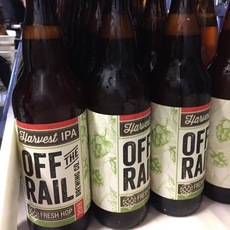 Off The Rail Brewing Releases Fresh Hop Harvest IPA